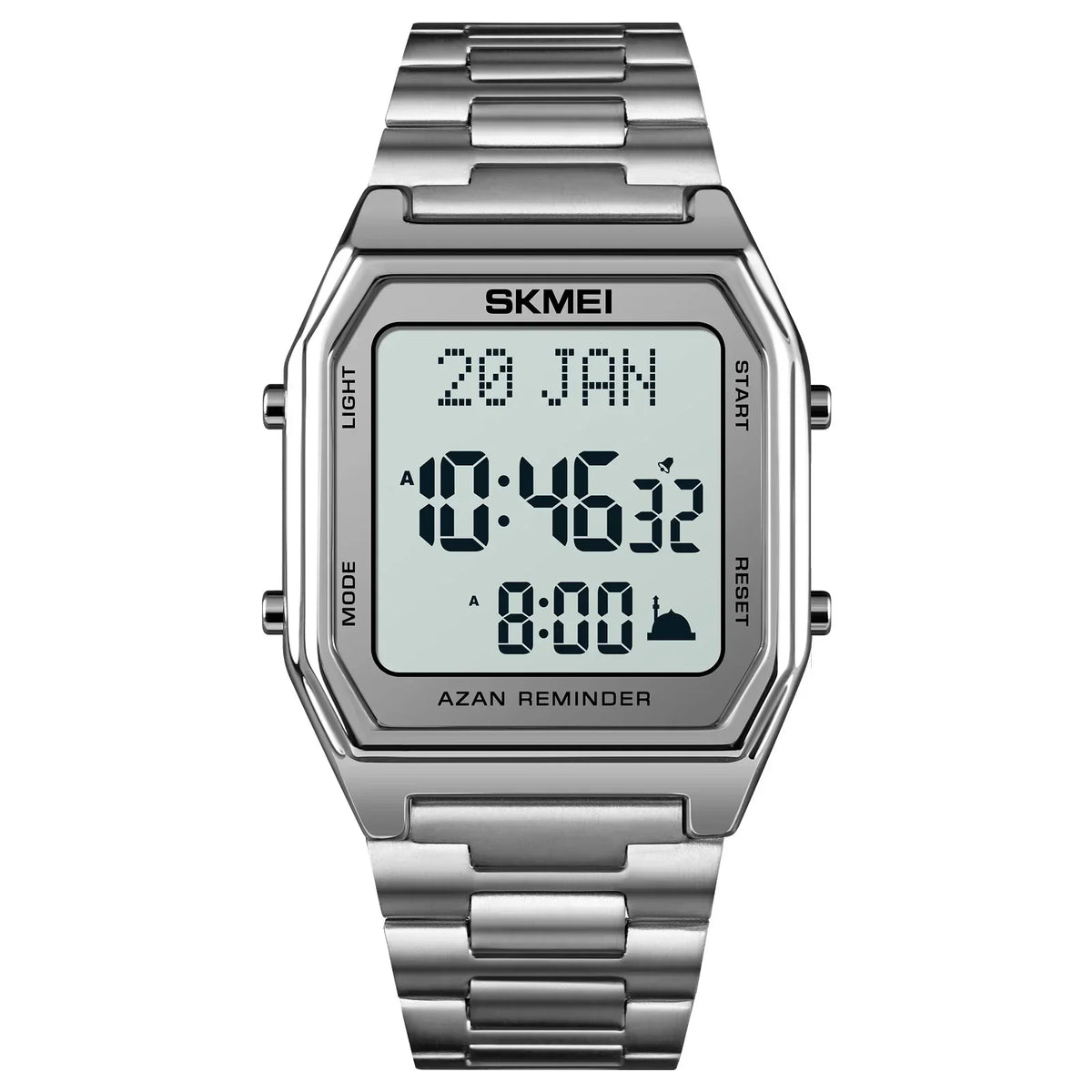Islamic Watch - SKMEI 1763 Sport Waterproof Digital Wristwatch for Men
