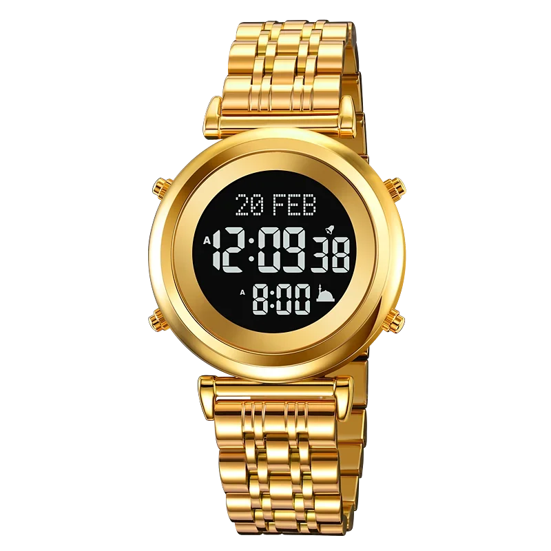 Islamic Watch - SKMEI 2139 Muslim Azan Digital Watch with Qibla Compass