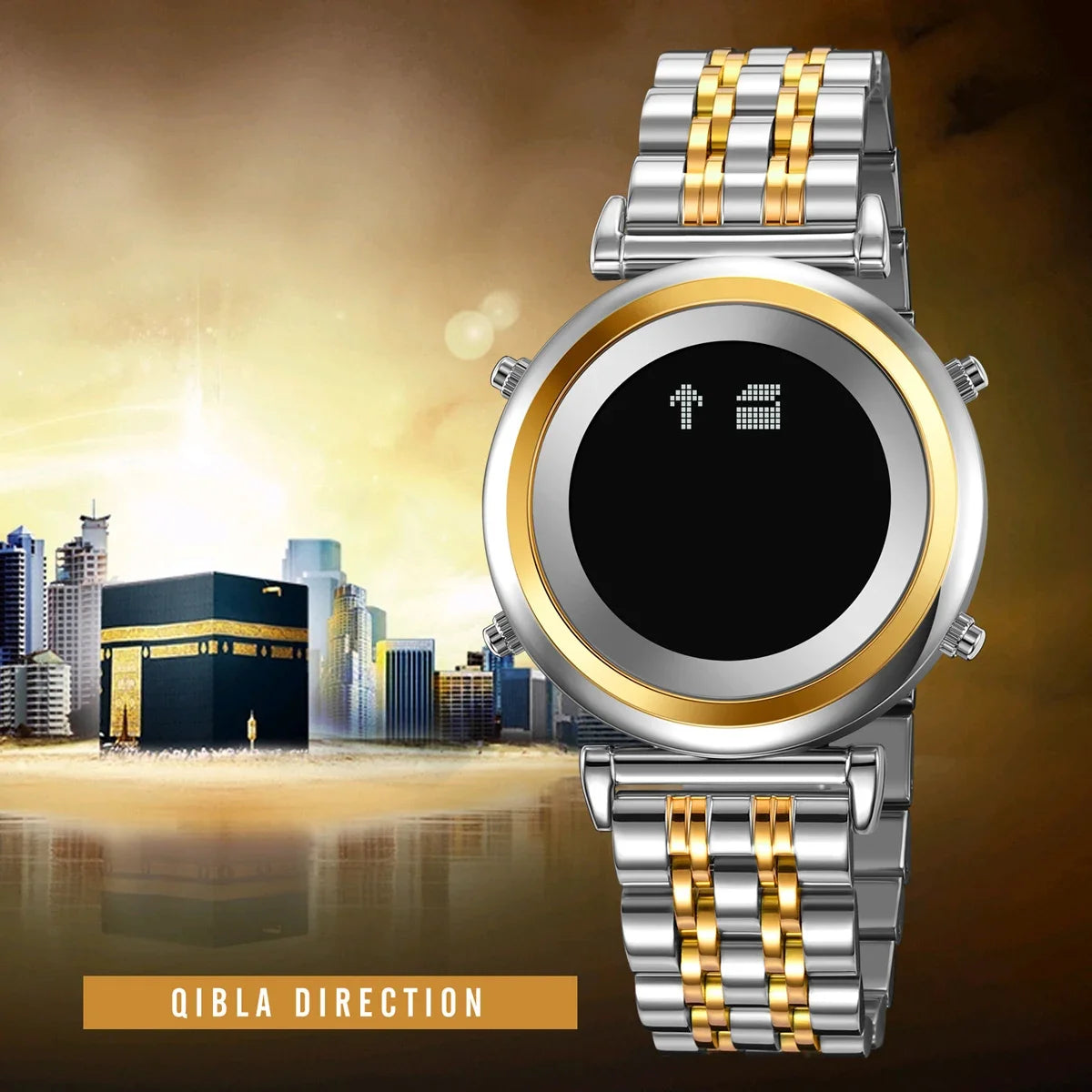 Islamic Watch - SKMEI 2139 Muslim Azan Digital Watch with Qibla Compass