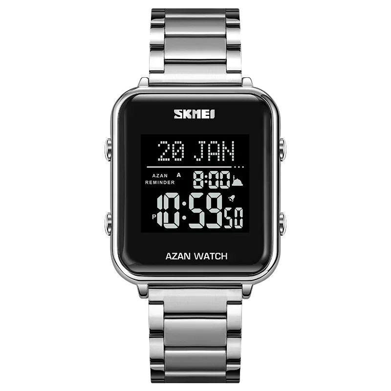 Islamic Watch - SKMEI Light Display Muslim Azan Digital Watch