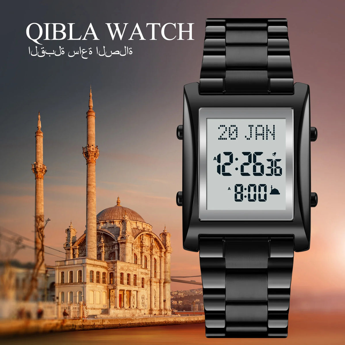 Islamic Watch - Azan Watch with Qibla Compass & Prayer Times