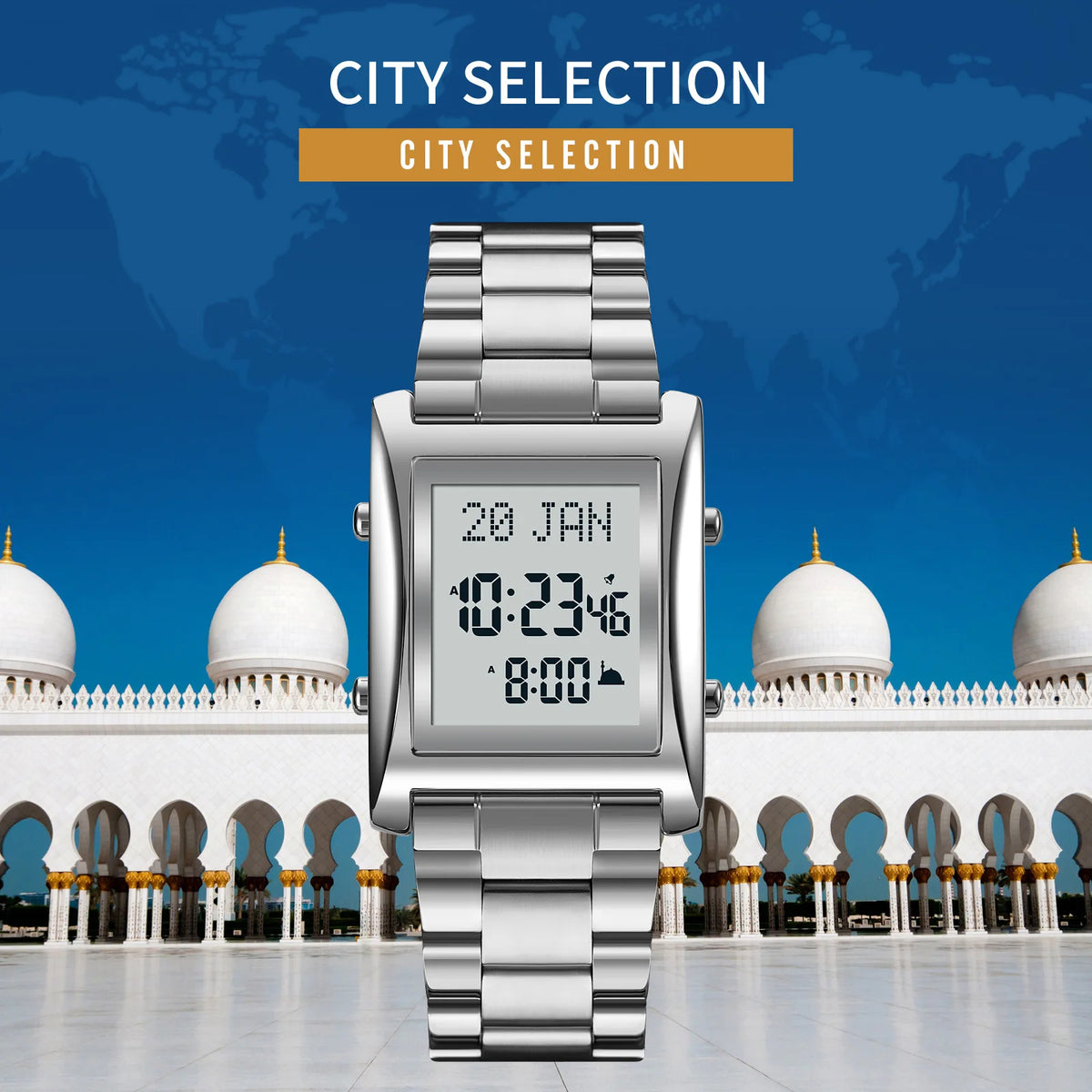 Islamic Watch - Azan Watch with Qibla Compass & Prayer Times