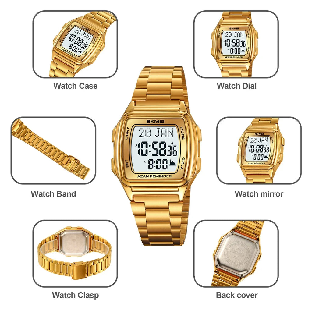 Islamic Watch - SKMEI 2240 Time Reminder Wristwatch for All