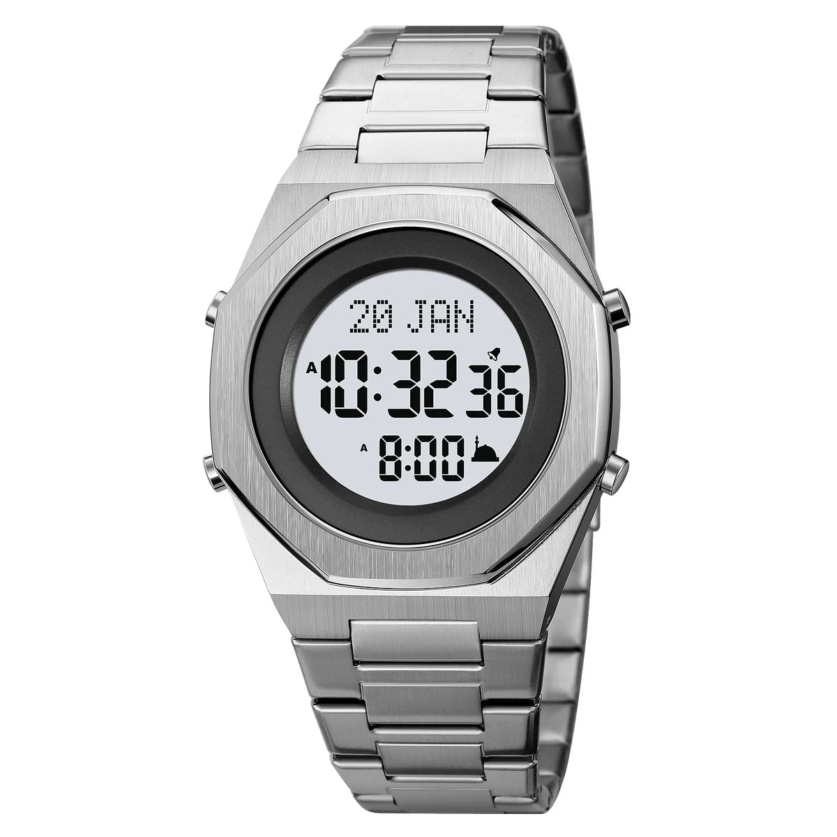Islamic Watch - SKMEI 2069 Prayer Time & Qibla Compass Men's Wristwatch