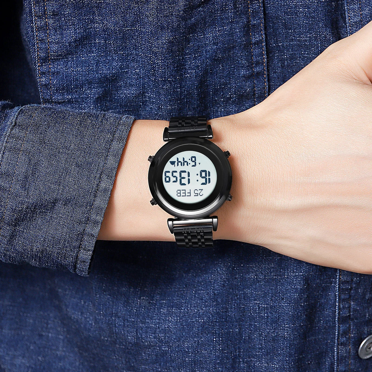 Islamic Watch - SKMEI 2139 Muslim Azan Digital Watch with Qibla Compass