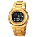 Islamic Watch - SKMEI Fashion Sport Waterproof Steel Electronic Men's Wrist Watch