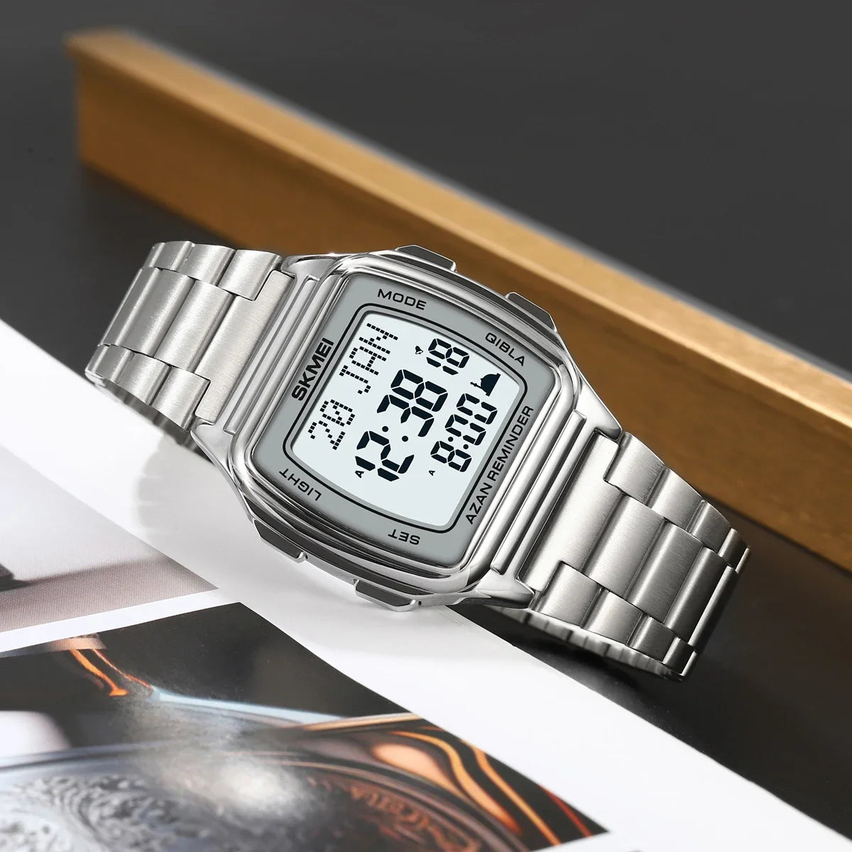Islamic Watch - SKMEI 2240 Time Reminder Wristwatch for All