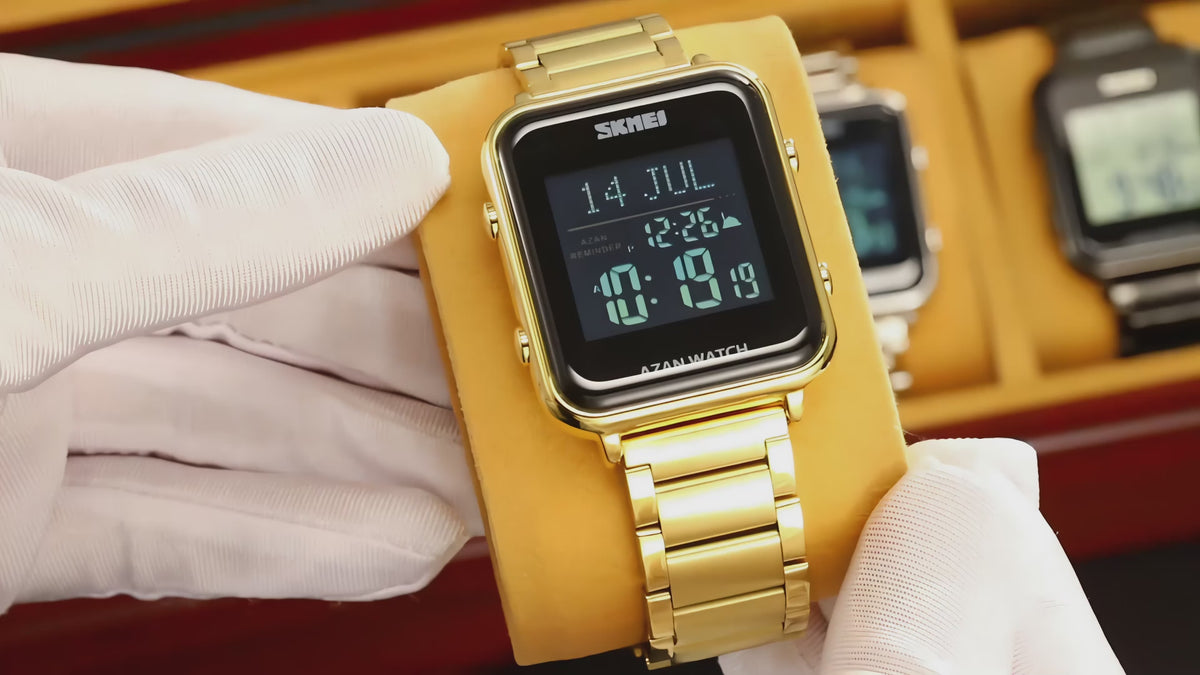 Islamic Watch - SKMEI Light Display Muslim Azan Digital Watch